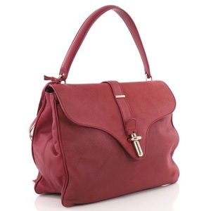 Balenciaga Tube Square Handbag Suede Small